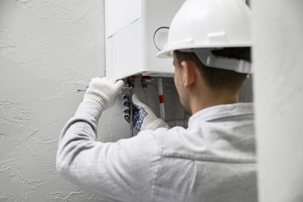 repairing water heater