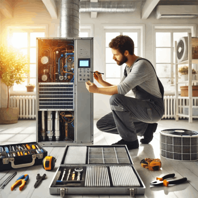 calendar or checklist titled Regular HVAC Maintenance Plans
