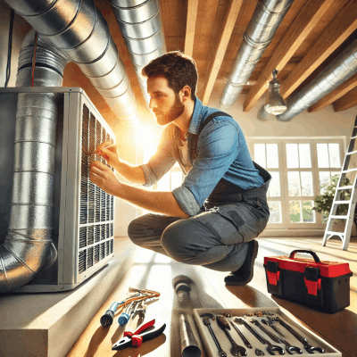 professional HVAC technician